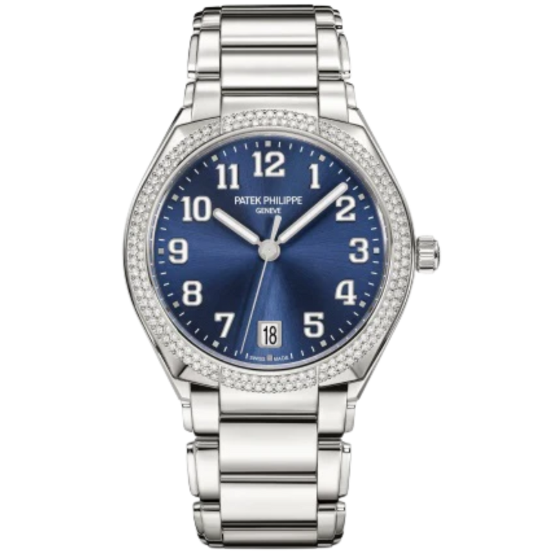 Patek Philippe Twenty-4 Ref. 7300/1200A-001 Stainless Steel Blue Dial Diamond Bezel - Patek Philippe
