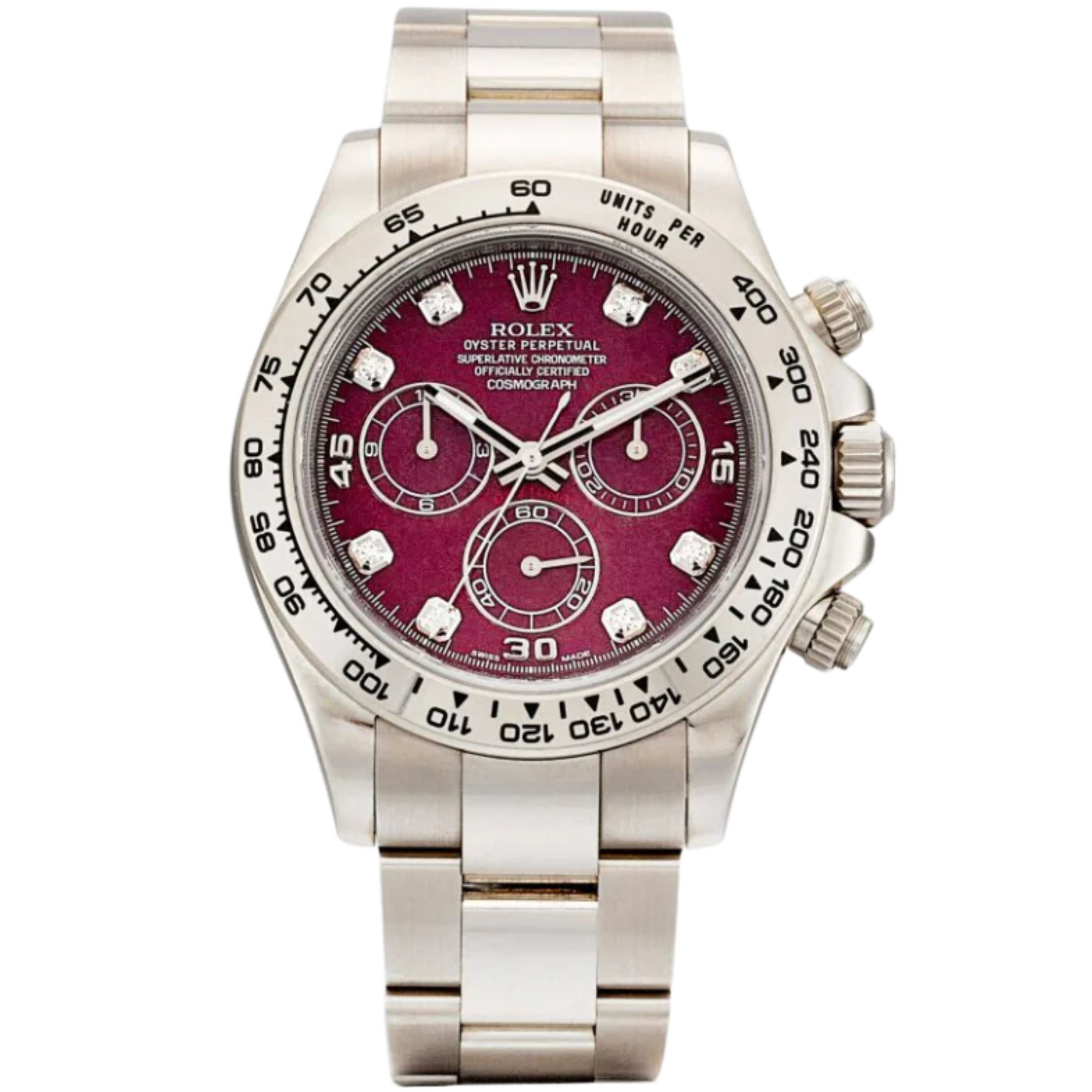 Rolex Daytona Ref. 116509G Rubellite Diamond Dial - Rolex