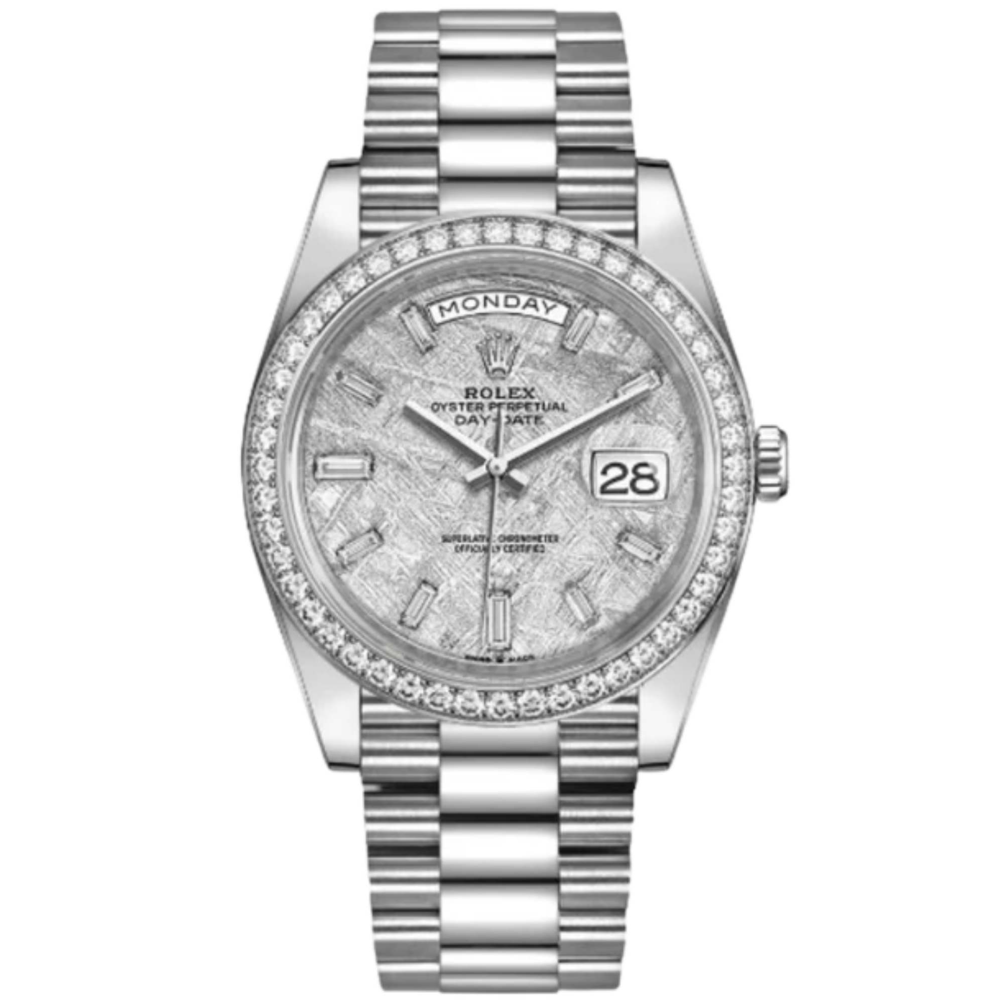 Baguette Markers Meteorite Dial - Rolex