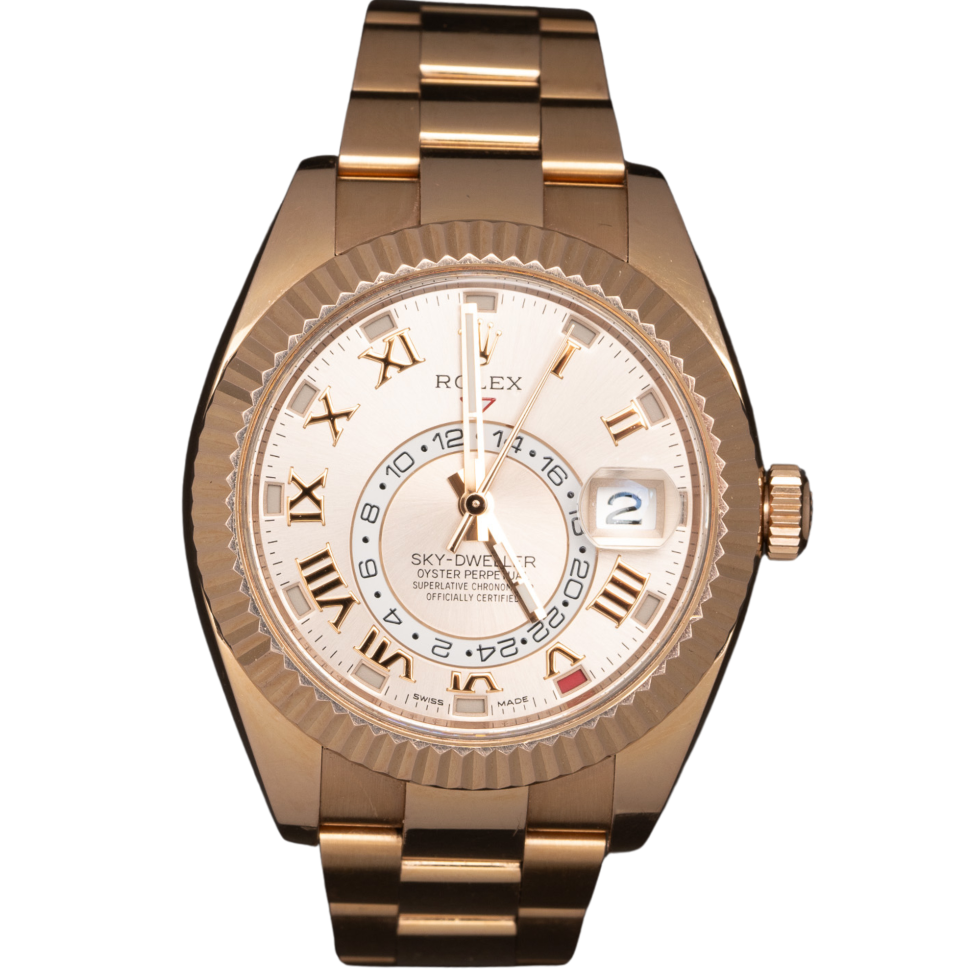 Rolex Skydweller Ref. 326935 Rose Gold Sundust Dial - Rolex