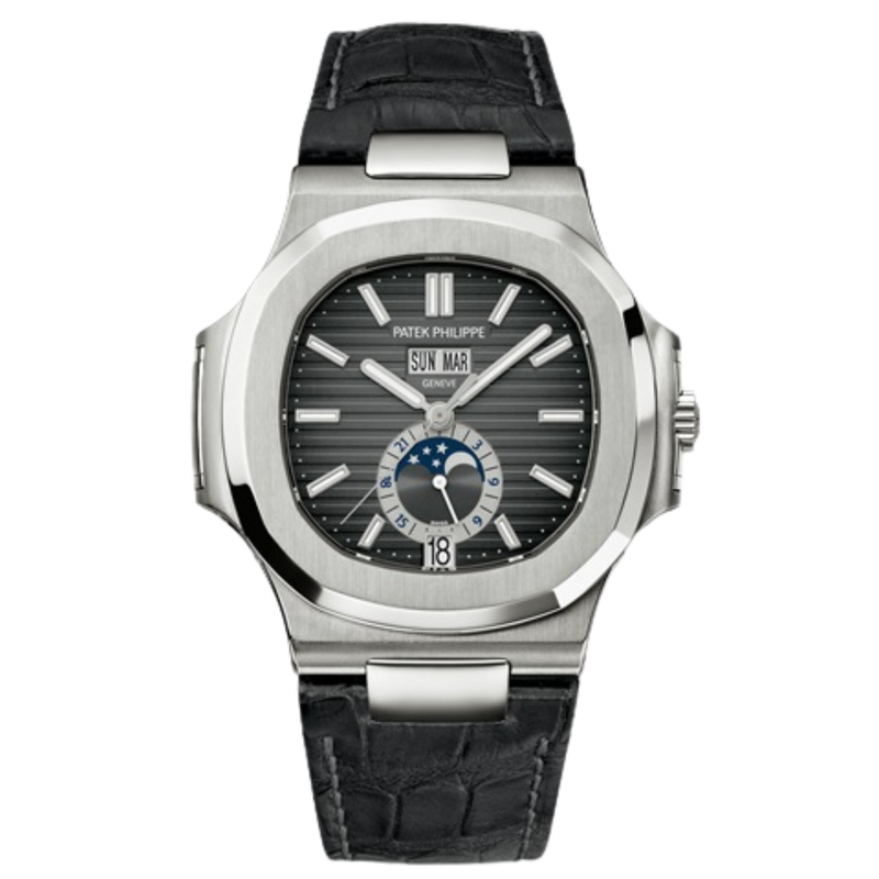 Patek Philippe Nautilus Ref. 5726A Stainless Steel on Leather - Patek Philippe