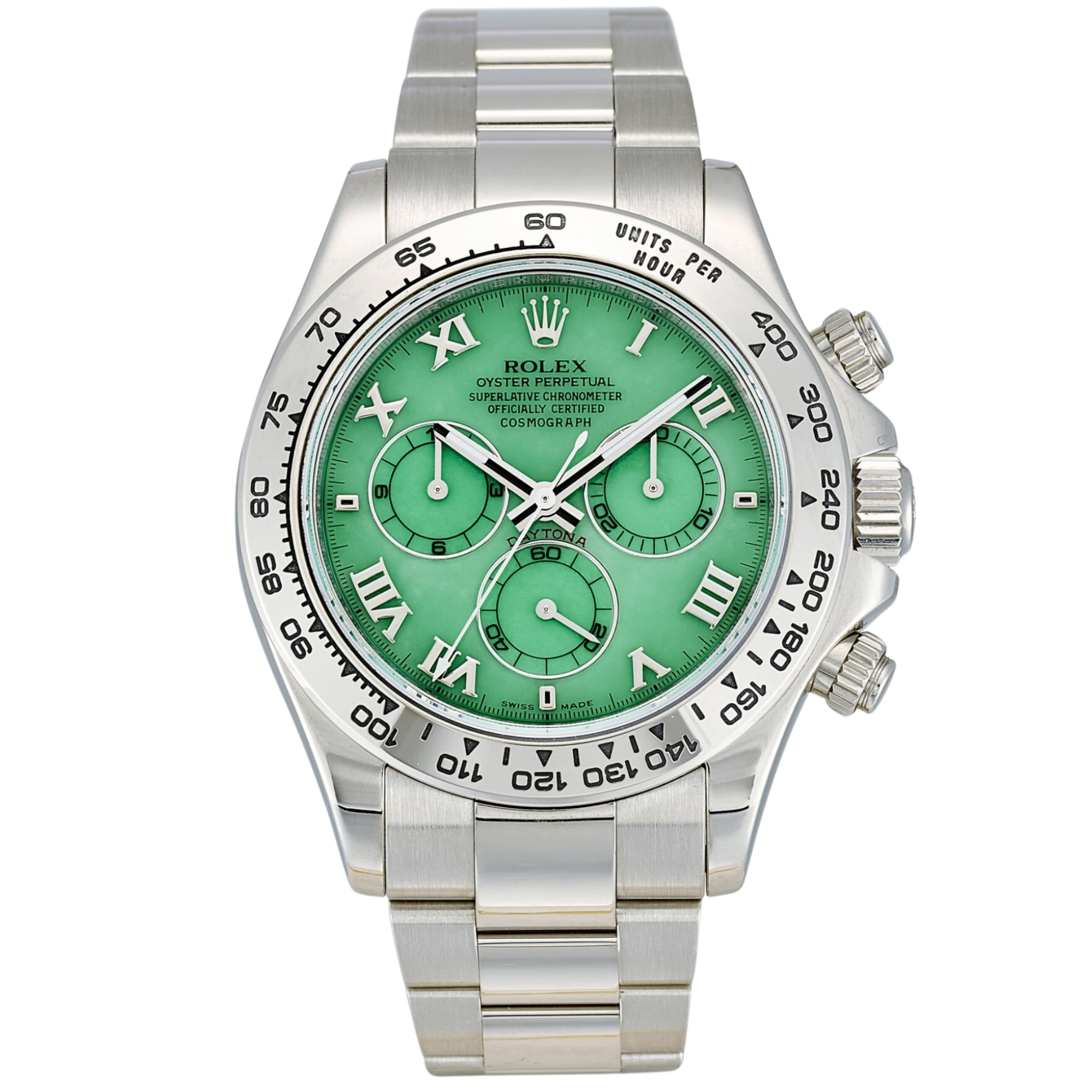 Rolex Daytona Ref. 116509 White Gold "Green Beach" - Rolex