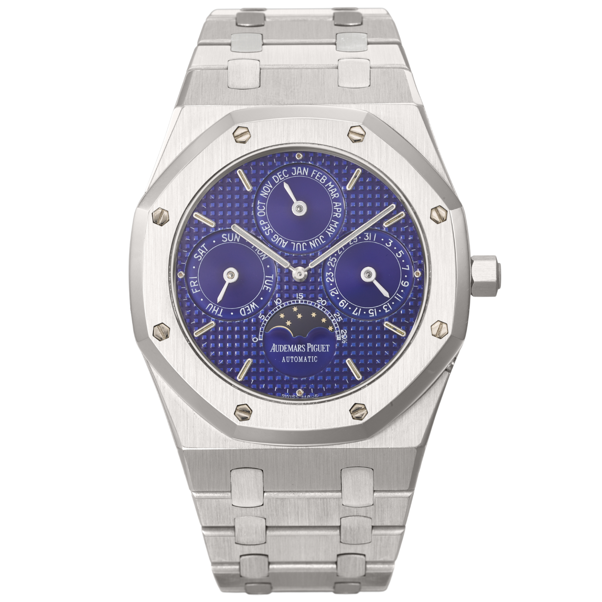 Audemars Piguet "Yves Klein" Royal Oak Ref. 25654ST 39MM Stainless Steel  Perpetual Calendar Blue Dial - Audemars Piguet