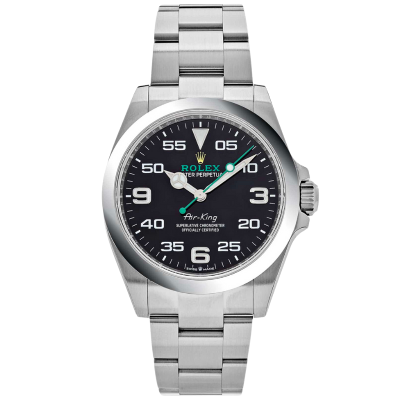 Rolex 116900 40MM Stainless Steel Air King Black Dial - Rolex