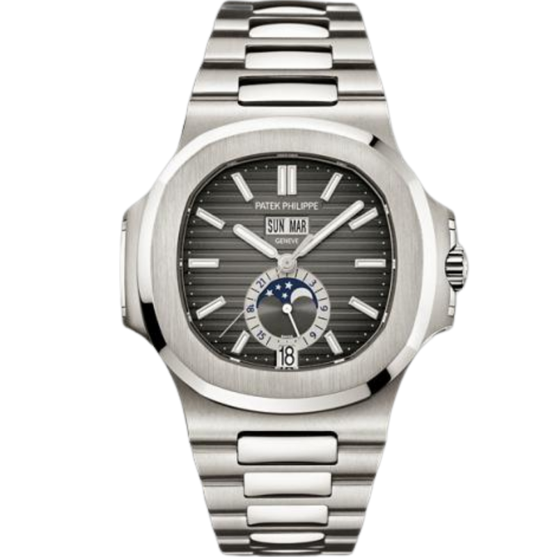 Patek Philippe  Ref. 5726/1A Grey Dial Moonphase Nautilus - Patek Philippe