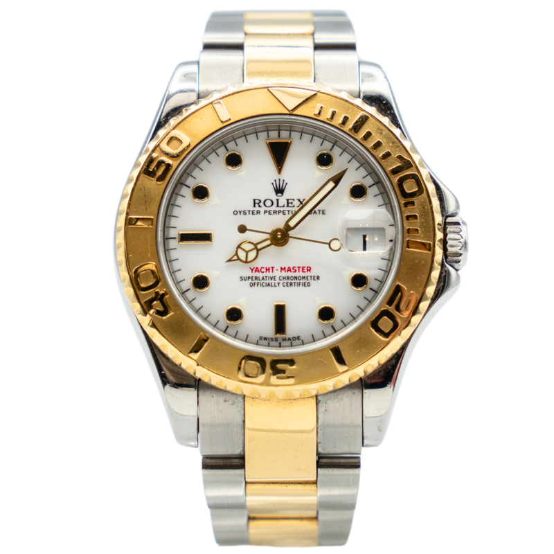 Rolex Yacht Master Ref. 168623 33MM Two Tone White Dial - Rolex