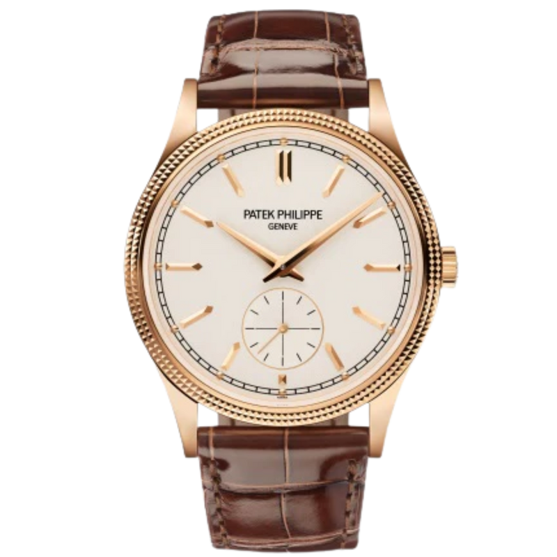 Patek Philippe Calatrava Ref. 6119R 39mm Silver Dial Rose Gold Bezel - Patek Philippe
