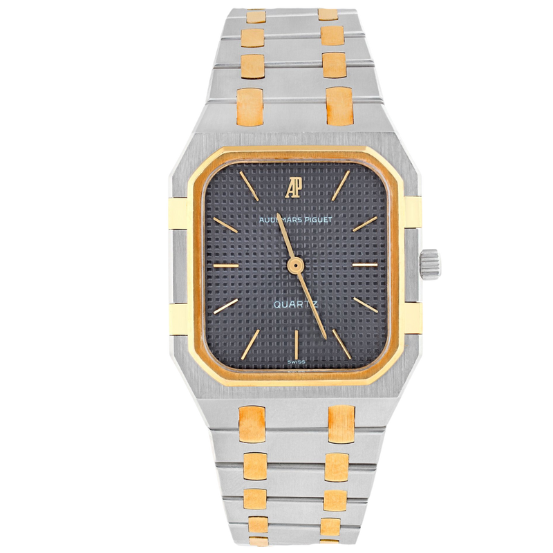 Audemars Piguet Royal Oak Square Jumbo Ref. 6005SA 32MM Two Tone Herren Quartz Grey Dial - Audemars Piguet