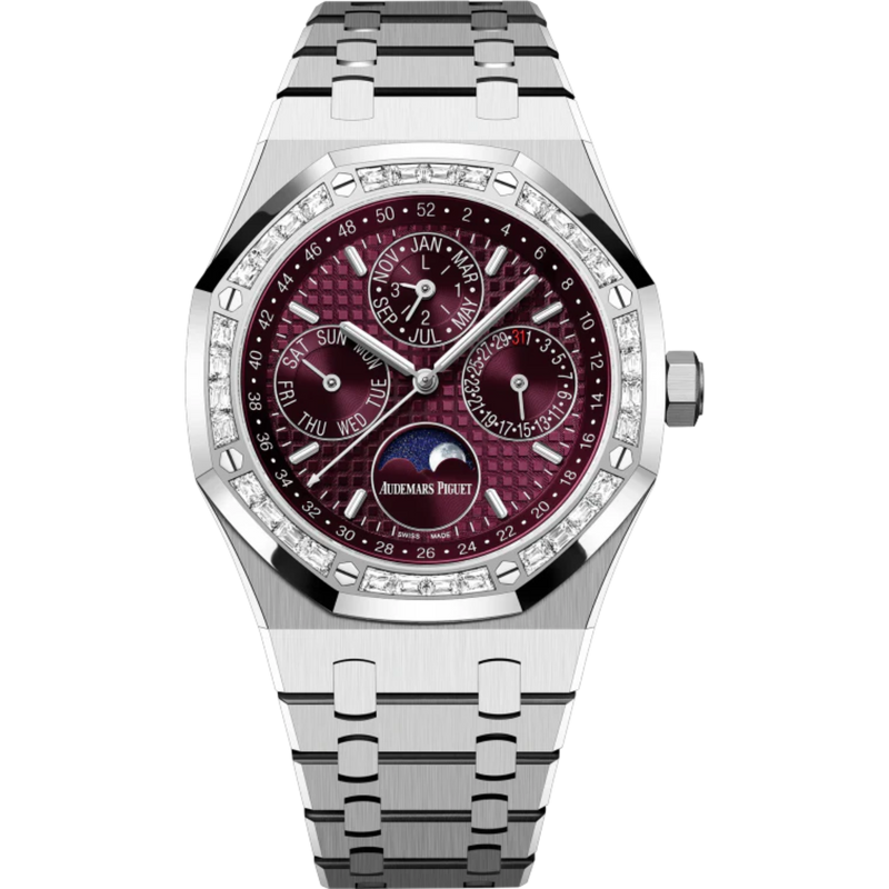 Audemars Piguet Royal Oak Ref. 26598BC.ZZ.1220BC.01 41MM White Gold Perpetual Calendar (QATAR SPECIAL EDITION) Baguette Bezel - Audemars Piguet