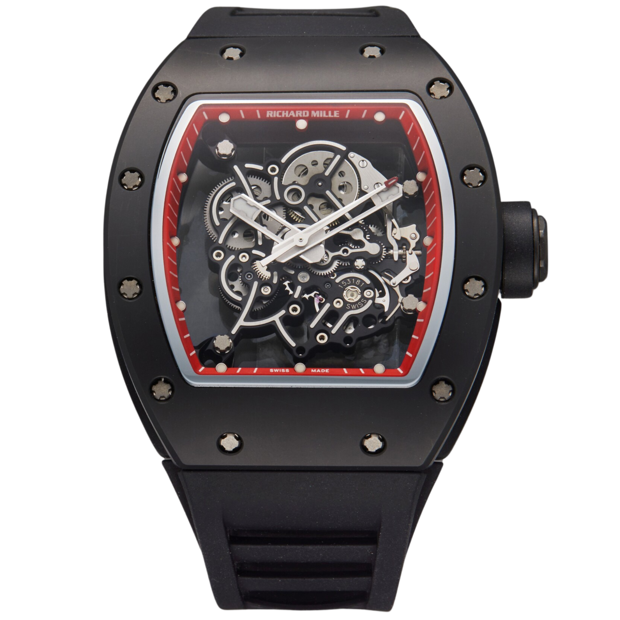 Richard Mille RM055 Black Bubba Watson Red Rehaut Americas Edition (Ltd 30 Pieces) - Richard Mille