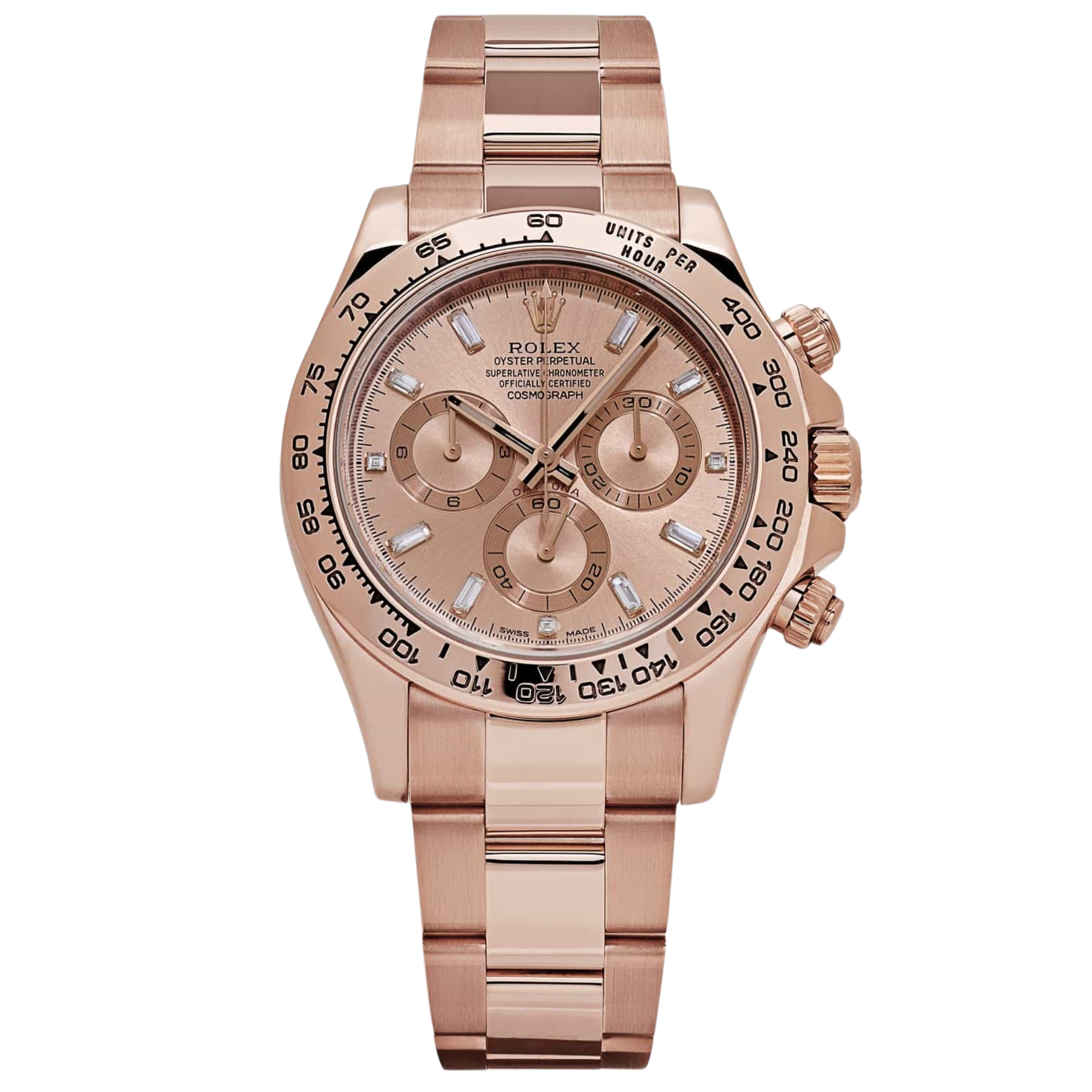 Rolex Oyster Perpetual Ref. 116505A Rose Gold Sundust Diamond Dial - Rolex