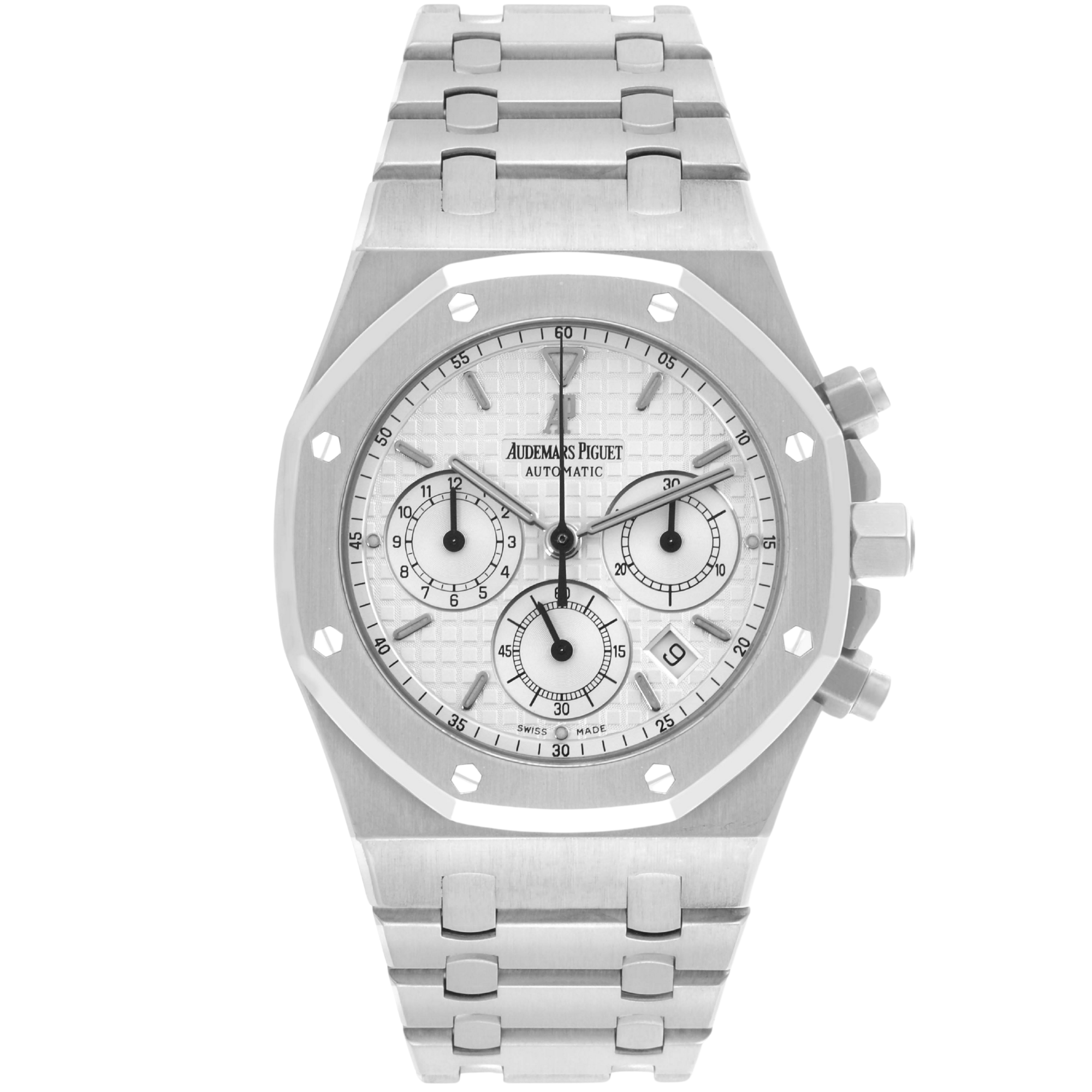 Audemars Piguet Royal Oak Ref. 25860ST.OO.1110ST.05 39MM Stainless Steel Chronograph White Dial - Audemars Piguet