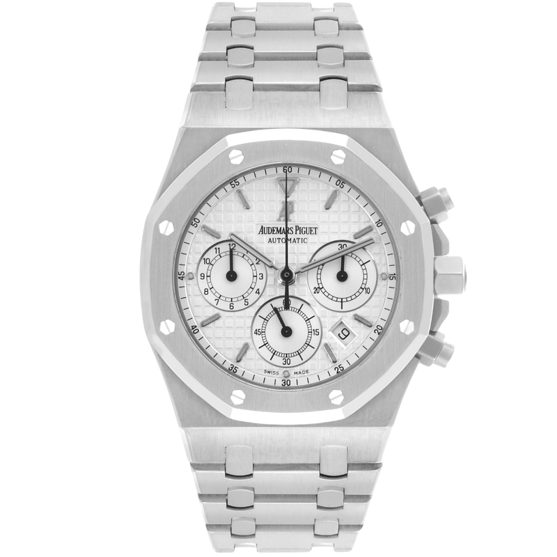 Audemars Piguet Royal Oak Ref. 25860ST.OO.1110ST.05 39MM Stainless Steel Chronograph White Dial - Audemars Piguet