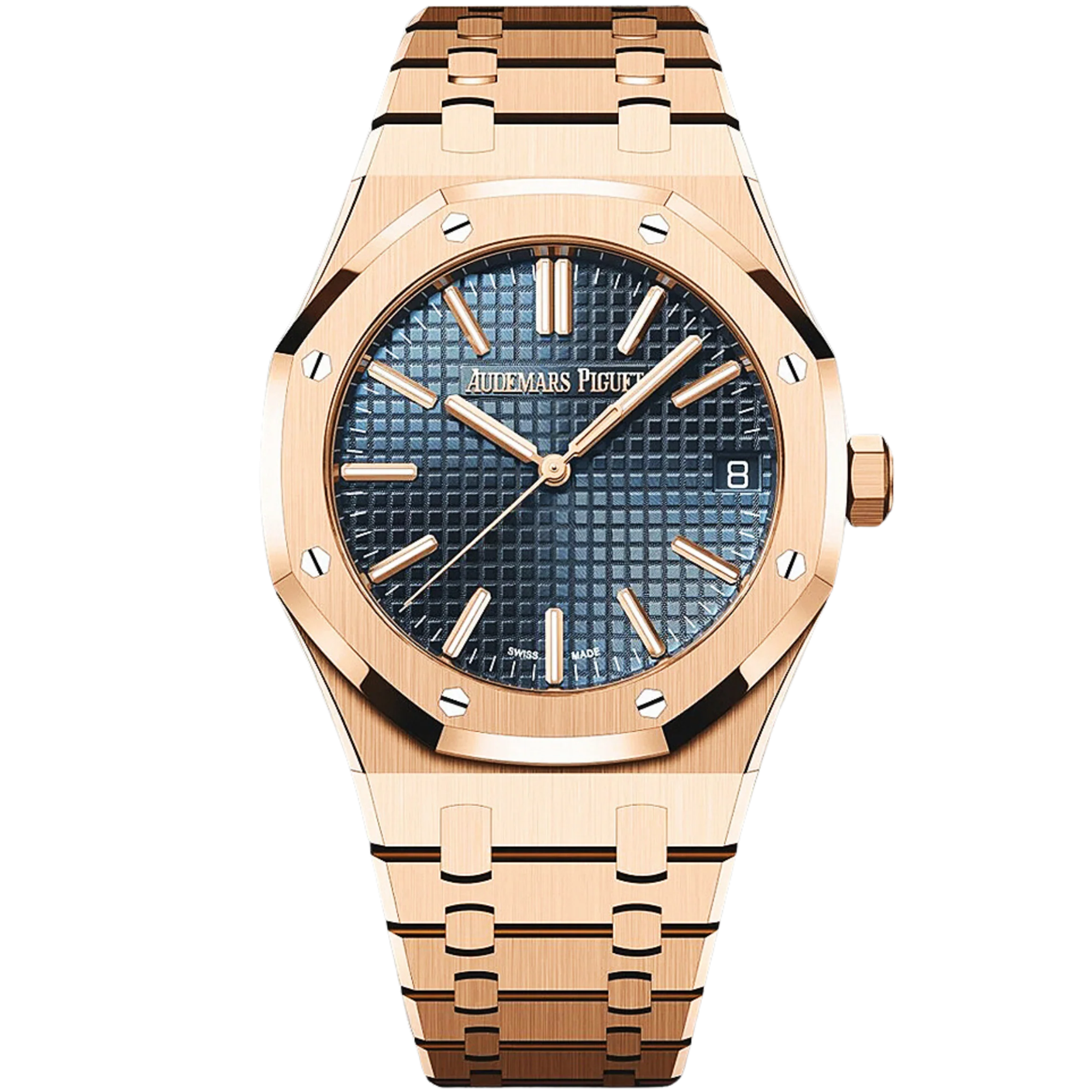 Audemars Piguet Royal Oak Ref. 15510OR.OO.1320OR.01 41MM Rose Gold Blue Dial - Audemars Piguet