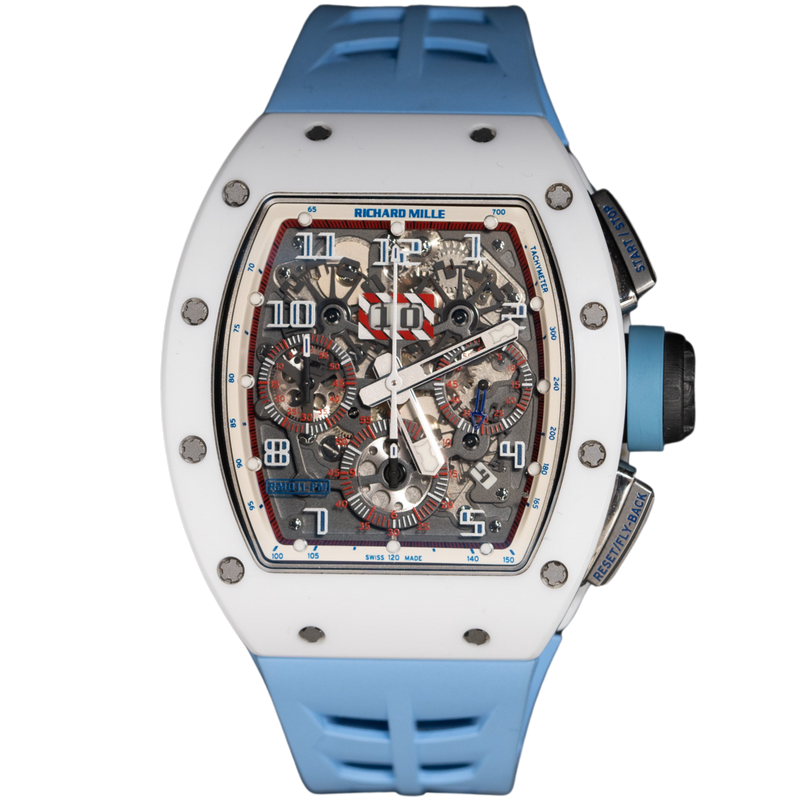 Richard Mille RM011 "Asia Edition" White Ceramic x Black NTPT Sides - Richard Mille