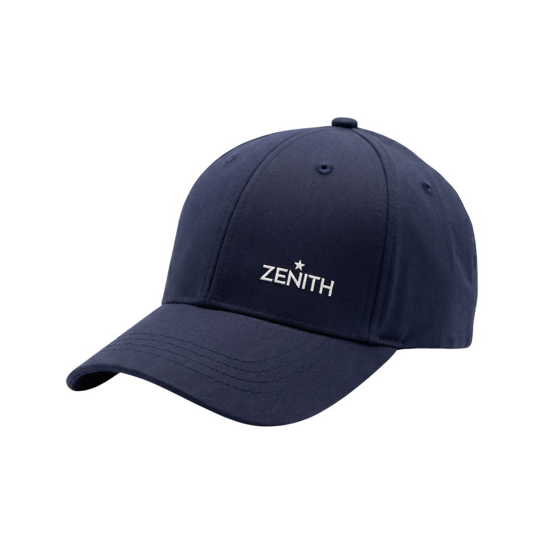 Zenith White Logo Blue Hat