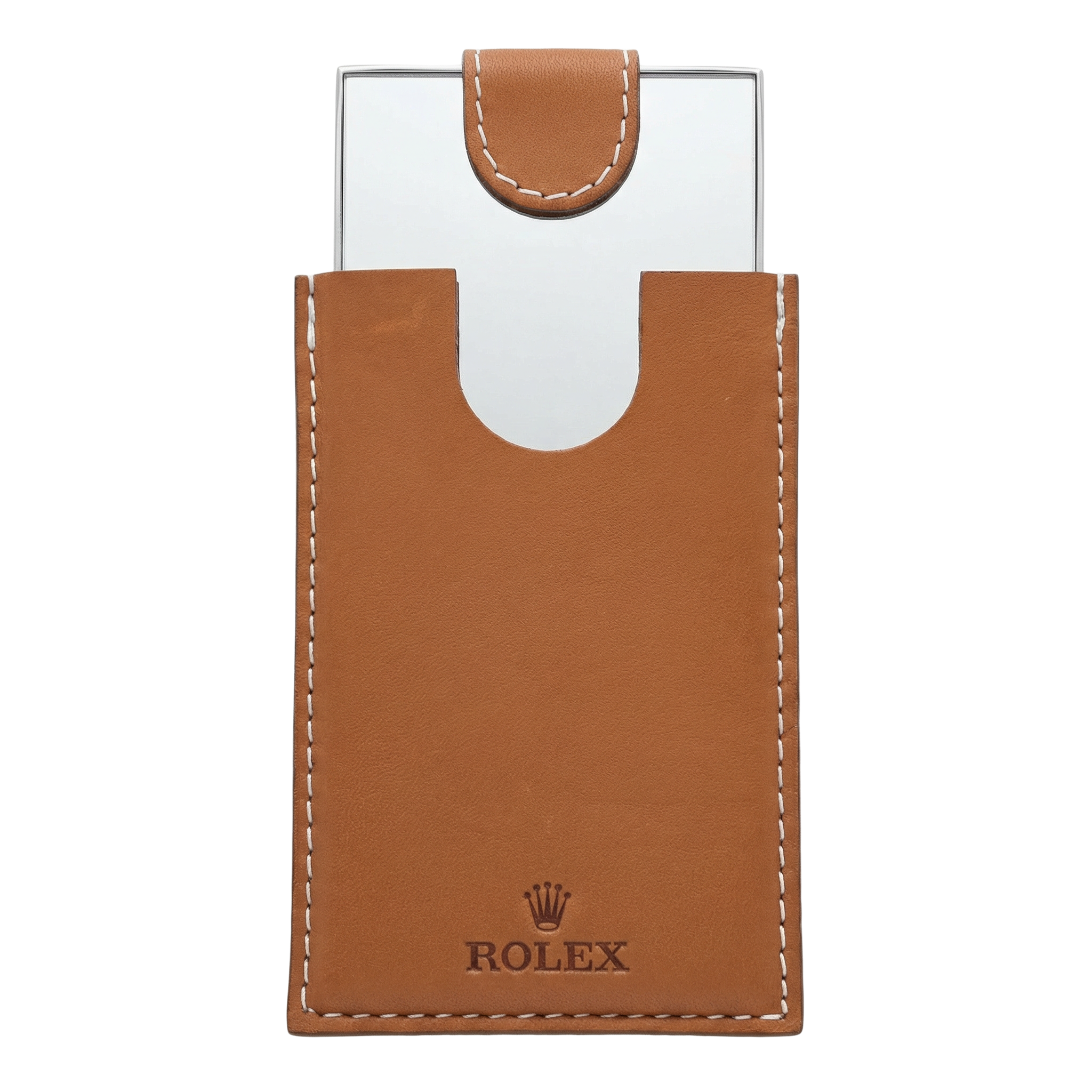 Rolex Brown Pocket Mirror