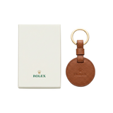 Rolex Brown Anniversary Pattern Key Holder
