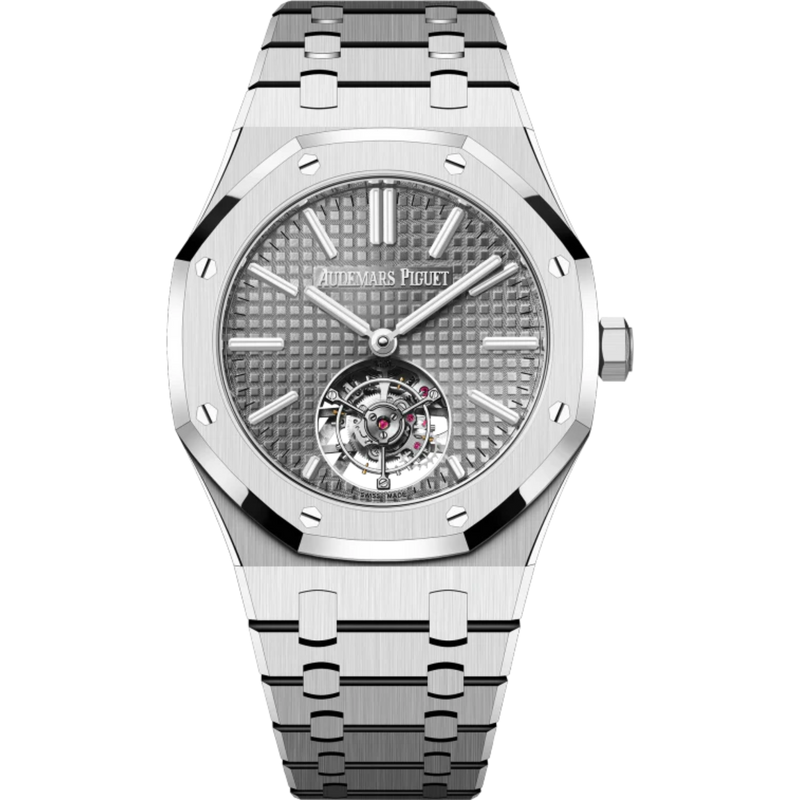 Audemars Piguet Royal Oak. Ref. 26730ST.OO.1320ST.06 41MM Stainless Steel Grey Dial Tourbillon - Audemars Piguet