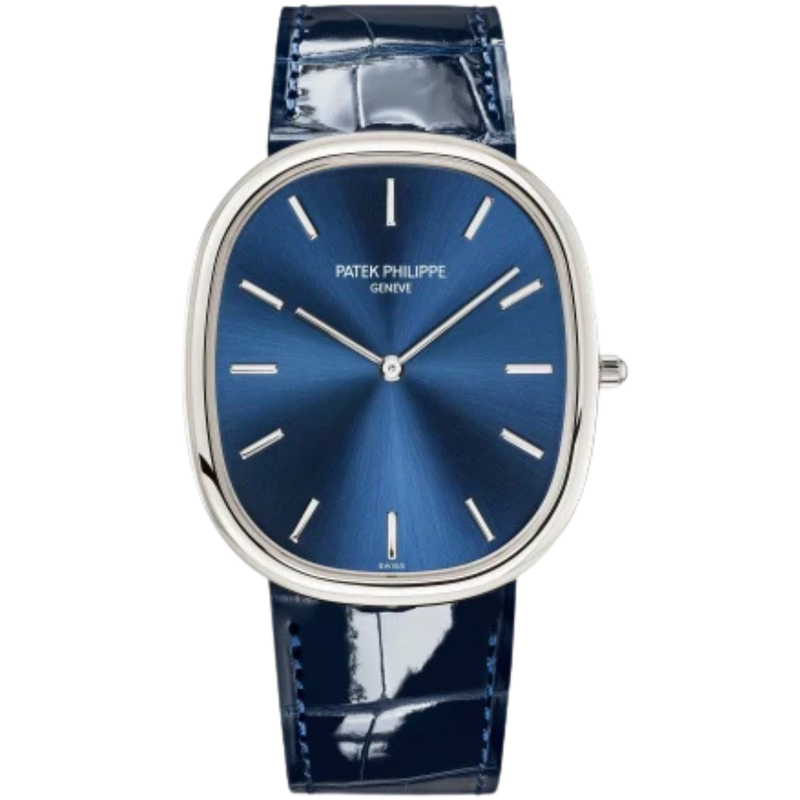 Patek Philippe 5738P-001 Blue Dial Ellipse Platinum Watch - Patek Philippe