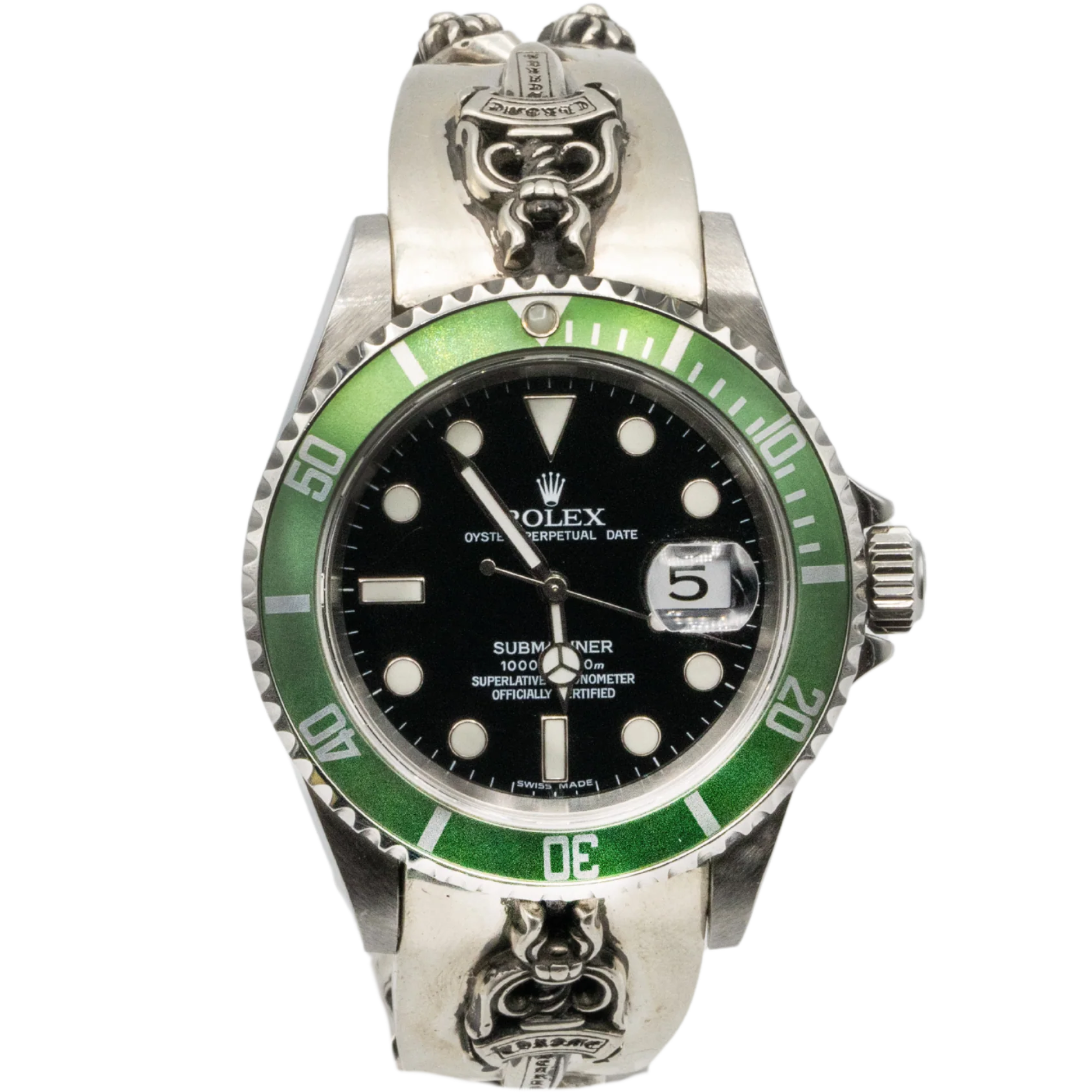 Rolex Ref. 116610LV 40MM Chrome Hearts Bracelet Kermit - Rolex