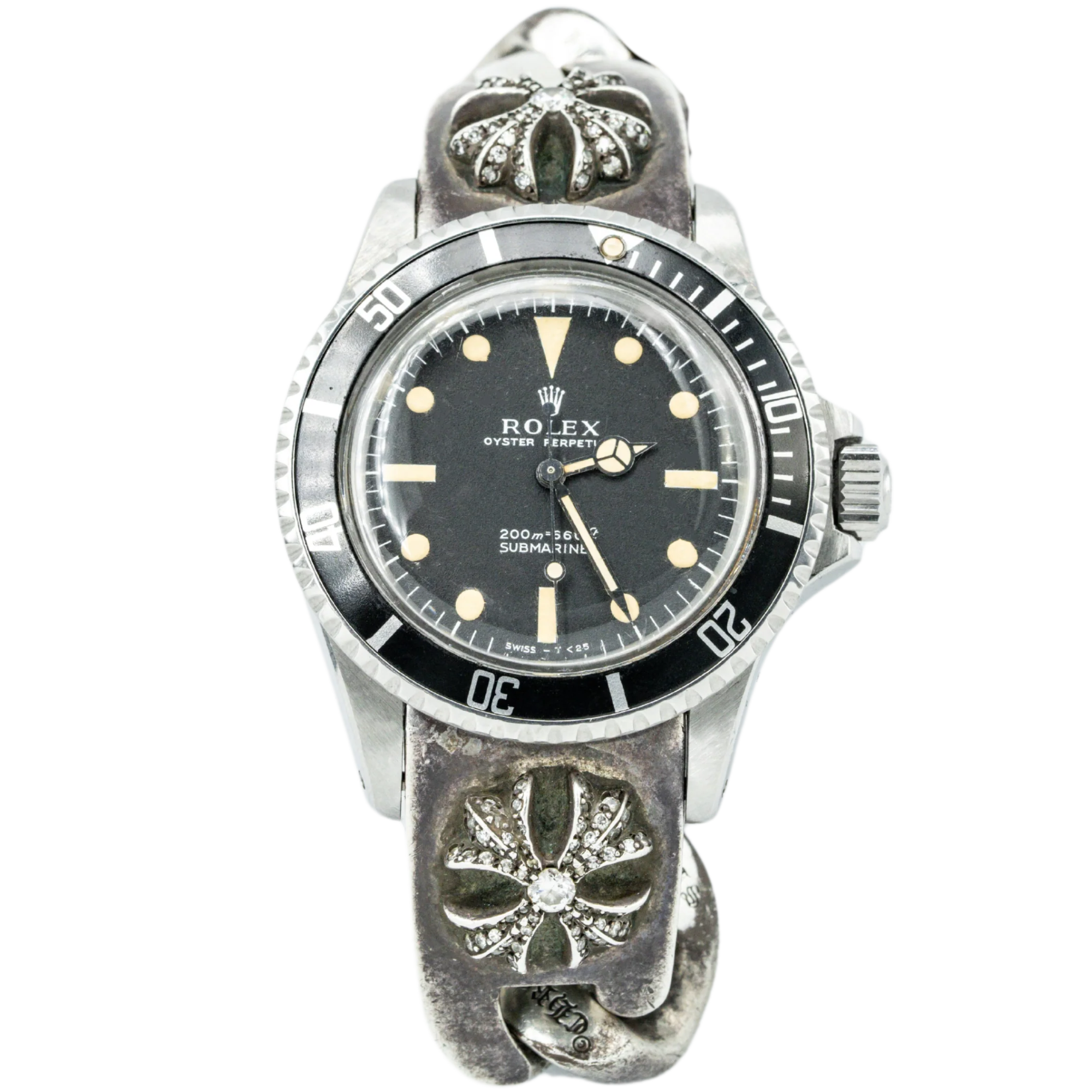 Rolex Ref. 5513 40MM Submariner on Chrome Hearts Bracelet Full Factory Set Bracelet - Rolex