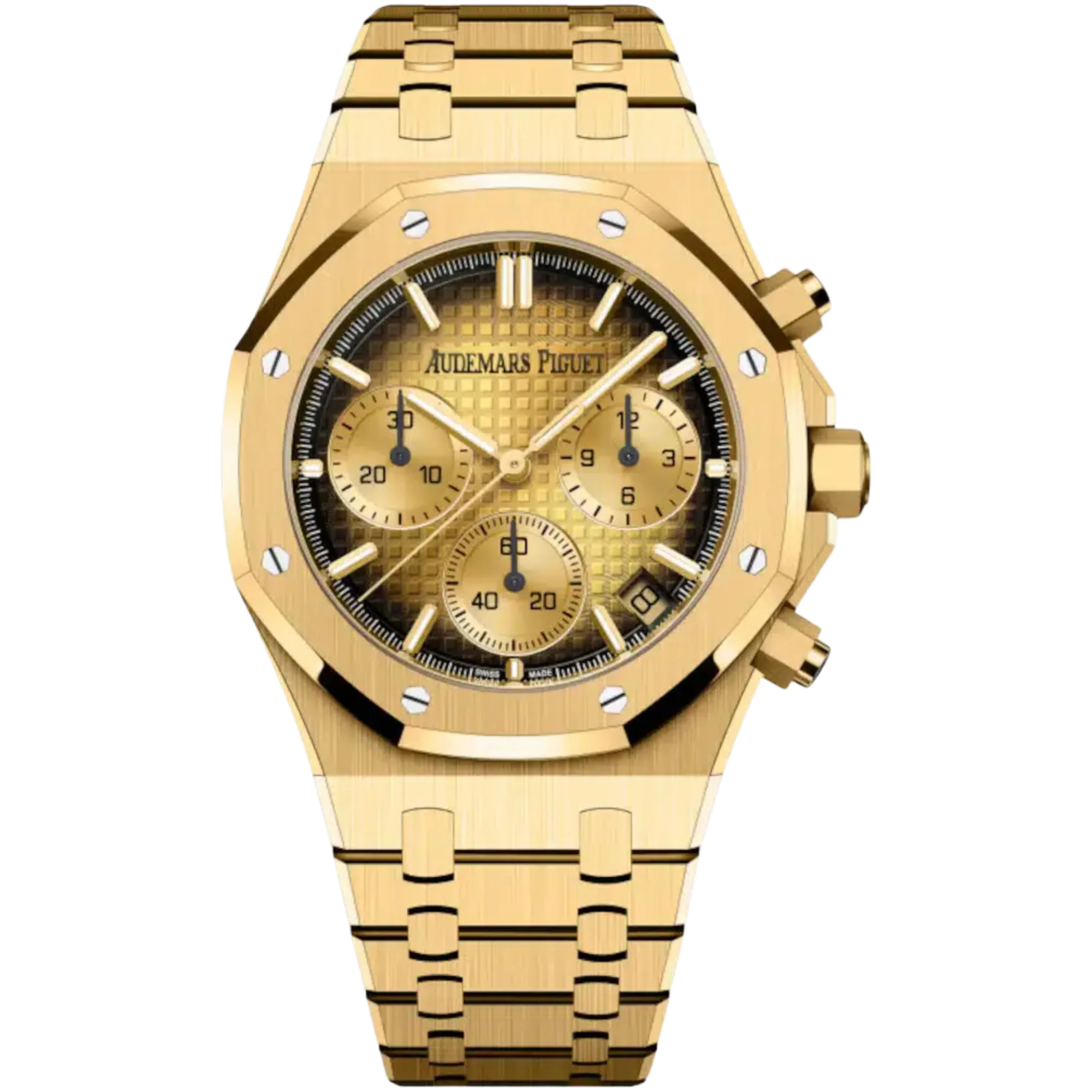 Audemars Piguet Royal Oak Chronograph Ref. 26240BA.OO.1320BA.02 41MM Yellow Gold Smoke Yellow Gold Dial - Audemars Piguet