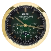 Patek Philippe Wall Clock _ Complications Gold and green