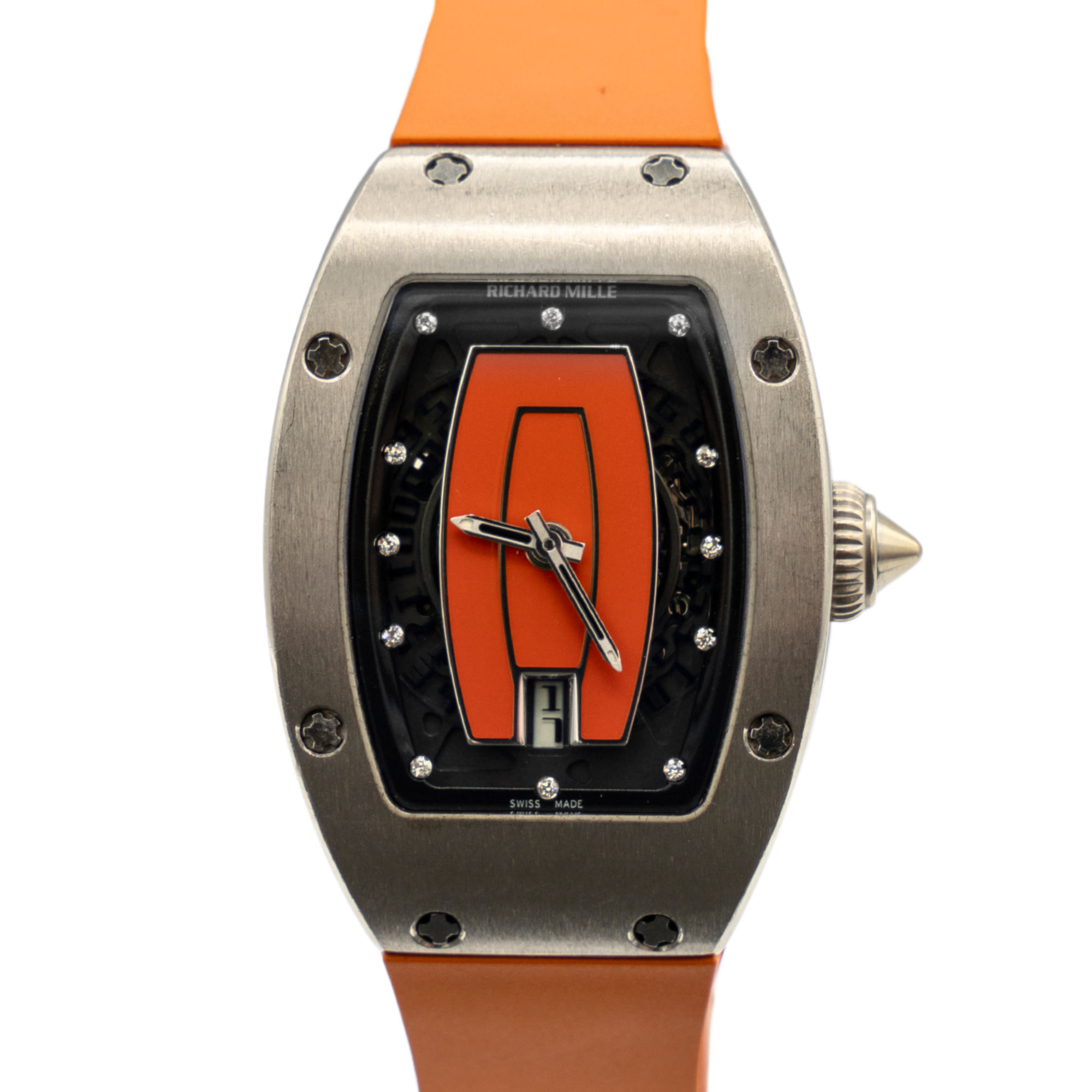 Richard Mille RM007 White Gold Orange Dial - Richard Mille