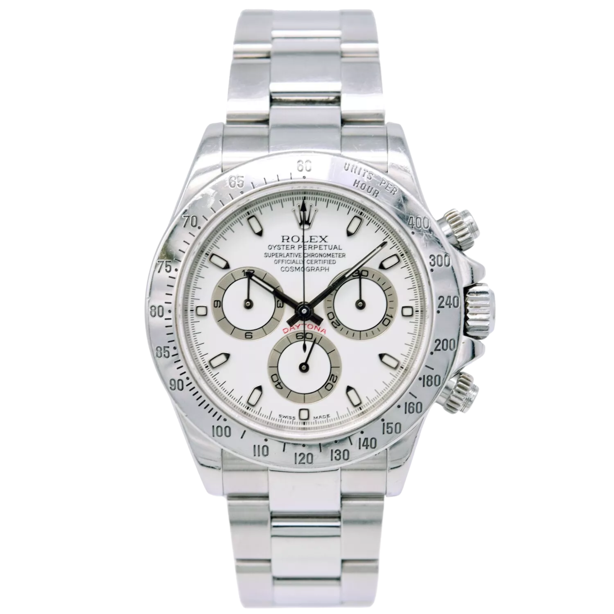 Rolex Daytona Ref. 116520 Stainless Steel White Dial - Rolex