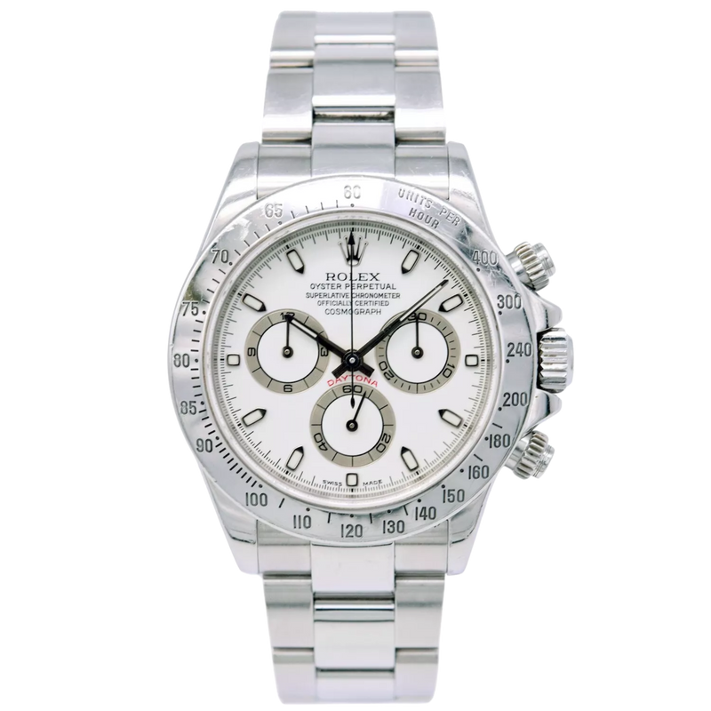Rolex Daytona Ref. 116520 Stainless Steel White Dial - Rolex