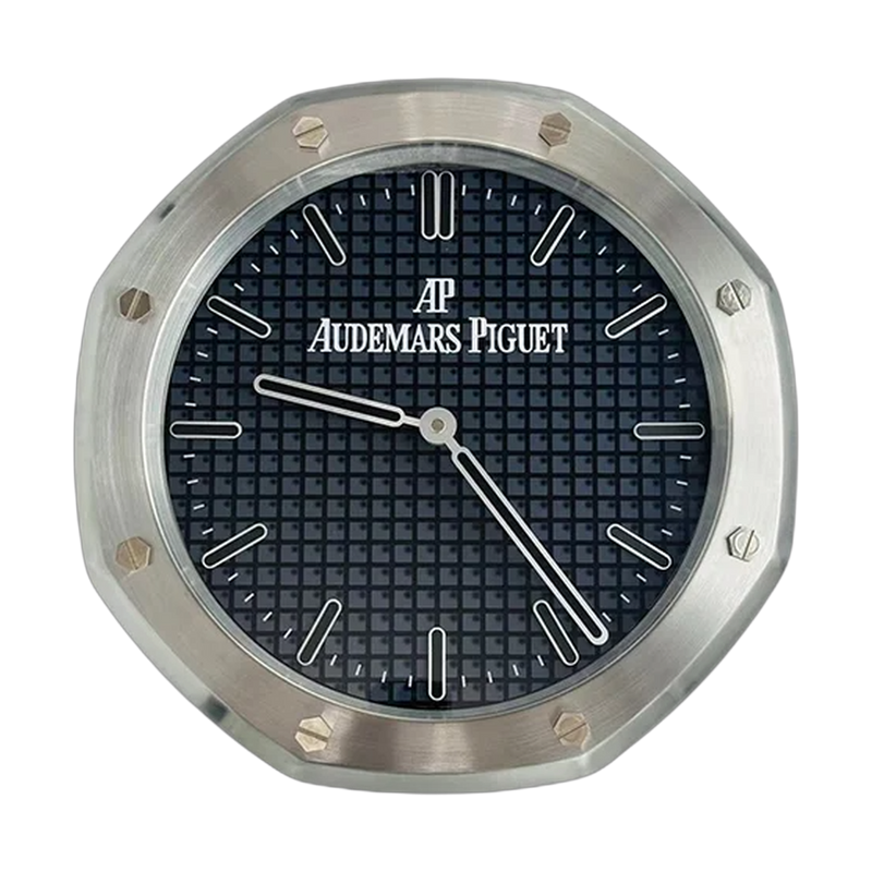 Royal Oak Silver & Black Wall Clock
