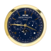 Patek Philippe Wall Clock _ Complications Gold and blue