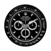 Daytrona Paul Newman Wall Clock _ All Black