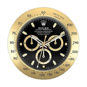 Daytrona Paul Newman Wall Clock _ Gold & Black Style