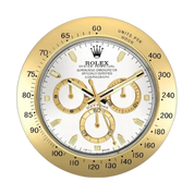 Daytrona Paul Newman Wall Clock _ Gold & White Style