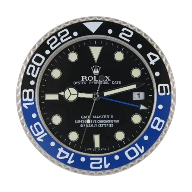 GMT-Master II Wall Clock _ Batman Black & Blue