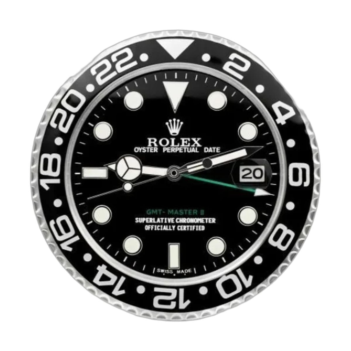 GMT-Master II Wall Clock _ Classic Black Style