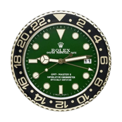 GMT-Master II Wall Clock _ Gold & Green Style