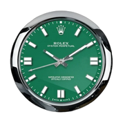 Rolex Oyster Perpetual Wall Clock _ Green Dual
