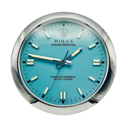 Rolex Oyster Perpetual Wall Clock _ Tiffany Style