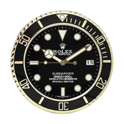 Submariner Wall Clock _ Black & Gold Style