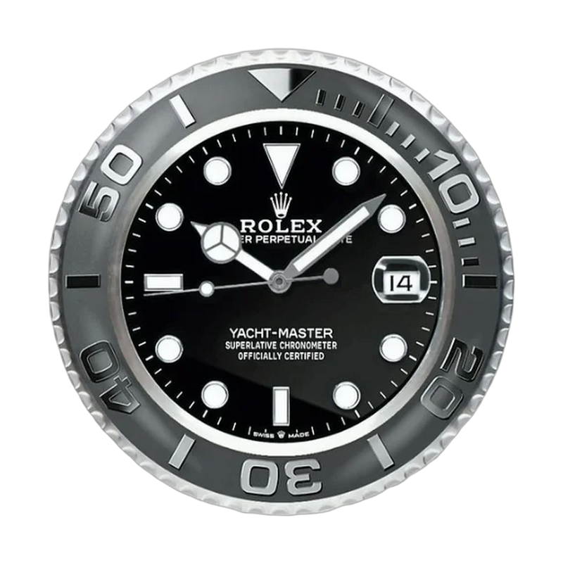 Rolex Yacht-Master II Wall Clock _ All Black