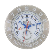 Rolex Yacht-Master II Wall Clock _ Prestige Silver Style