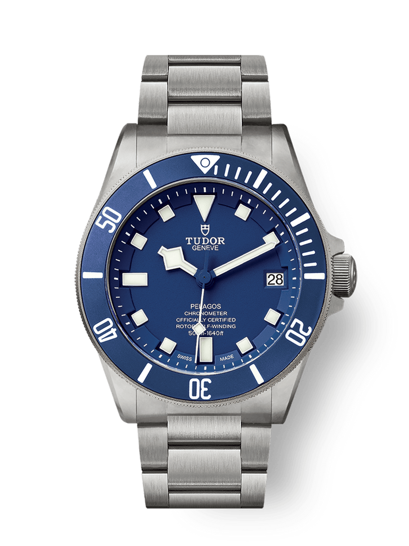 Tudor Pelagos Ceramic matt blue disc Titanium bracelet M25600TB-0001