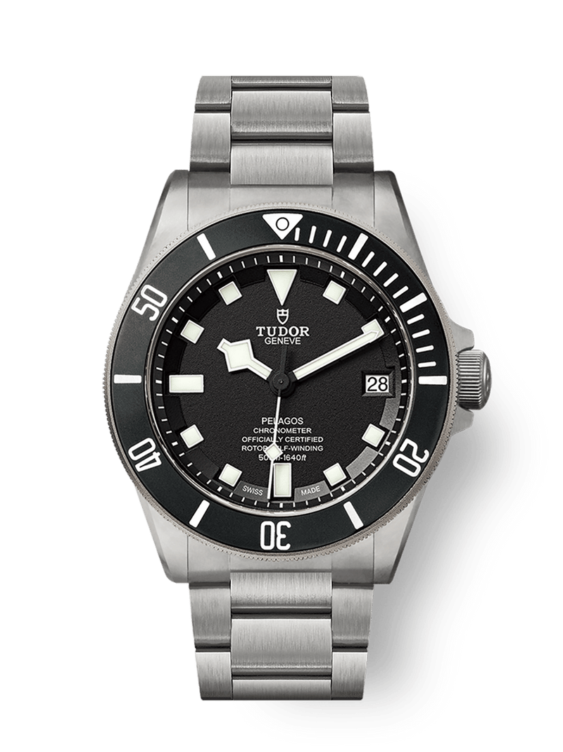 Tudor Pelagos Ceramic matt black disc Titanium bracelet M25600TN-0001