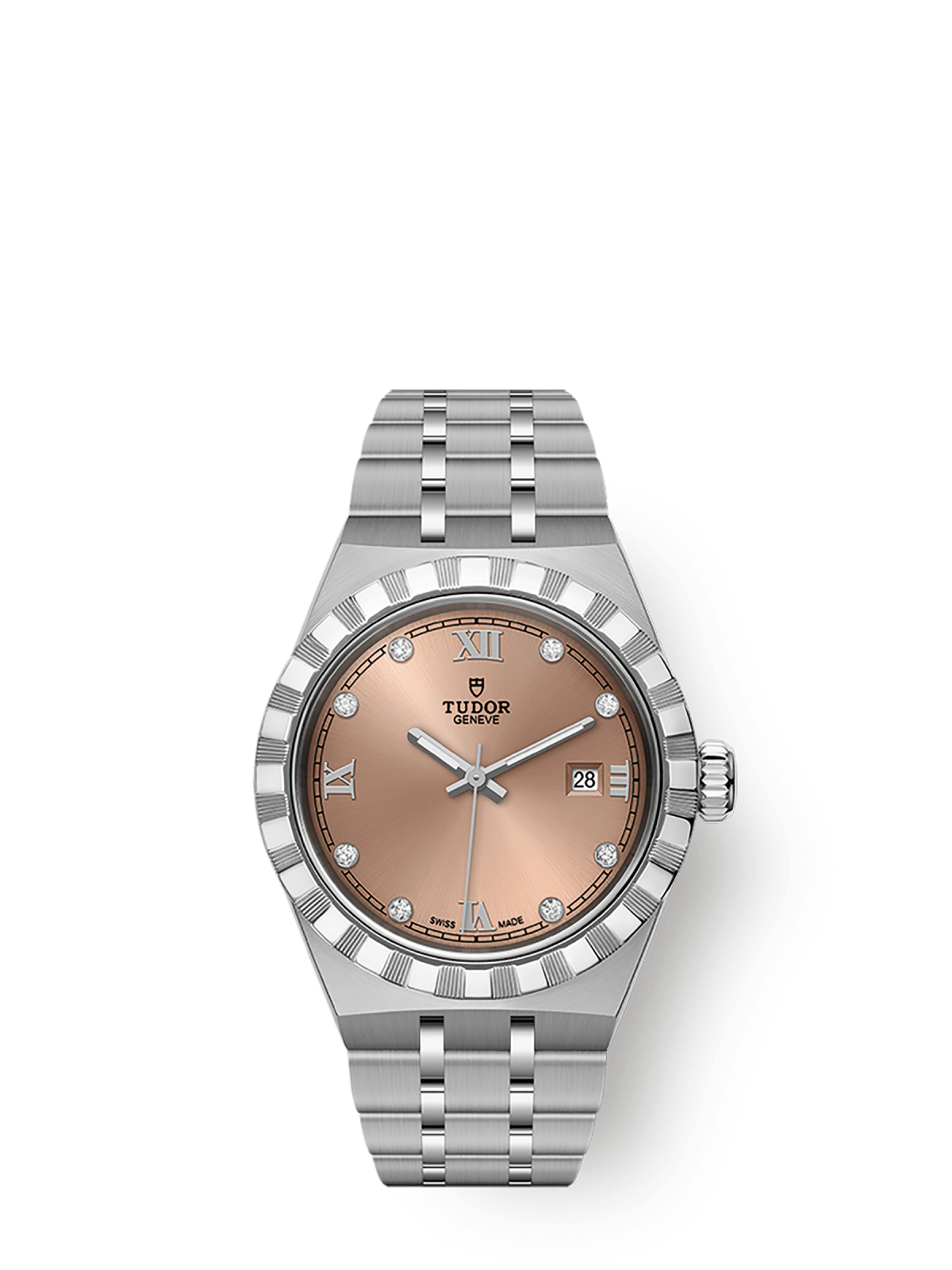 Tudor TUDOR Royal 28mm steel case Diamond-set dial M28300-0010