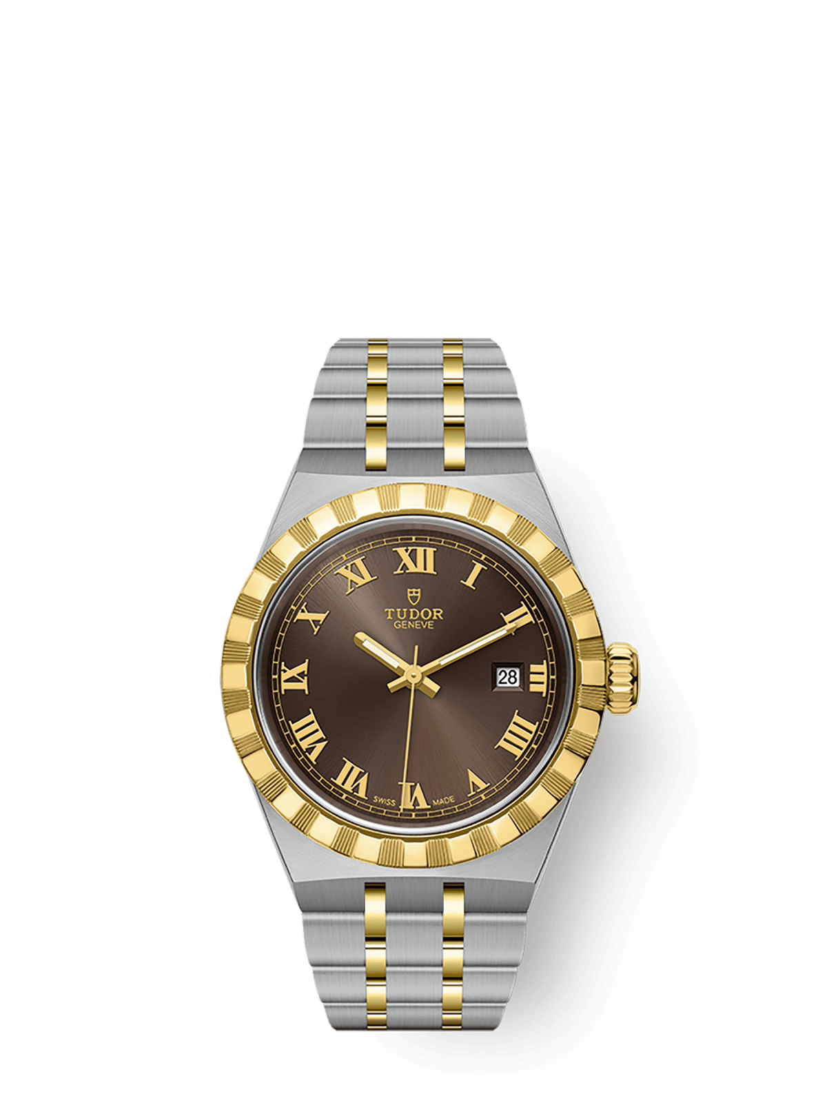 Tudor TUDOR Royal 28mm steel case Chocolate brown dial M28303-0008