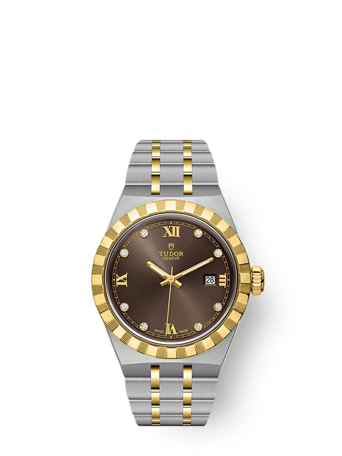 Tudor TUDOR Royal 28mm steel case Diamond-set dial M28303-0009
