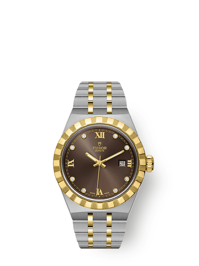 Tudor TUDOR Royal 28mm steel case Diamond-set dial M28303-0009